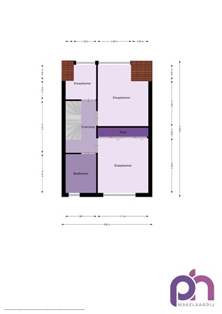 Floorplan - Dreef 111, 3264 TB Nieuw-Beijerland